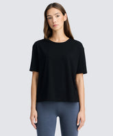 Women's Relaxed Merino Crew Neck T-Shirt