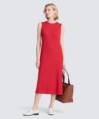 Women's Rib Merino Sleeveless Dress
