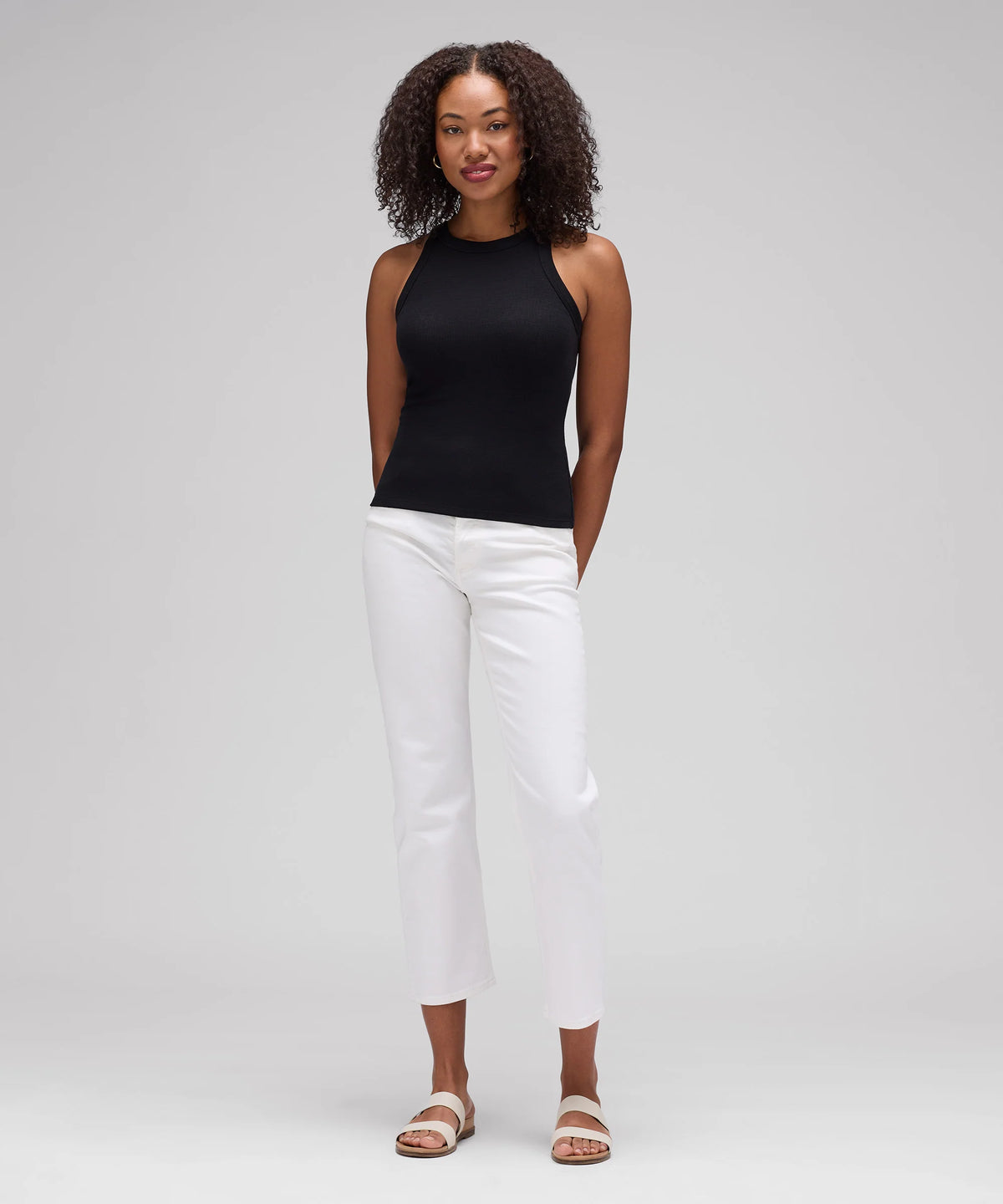 Women's Merino Rib Racer Tank